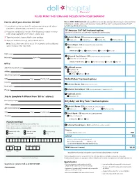 Please Print This Form and Include with Your Shipment