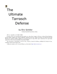 Ultimate Tarrasch Sample