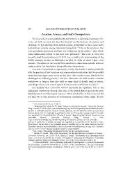 Creation, Science, and God's Omnipotence