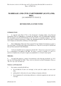 Explanatory Notes