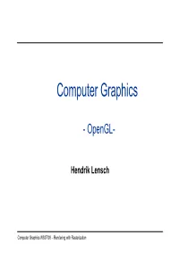 Opengl Programming