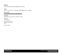 Part 1, the User and the Objects of the Catalog