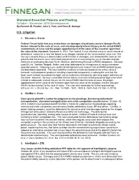 Standard-Essential Patents and Pooling October - December 2014 Developments by Kenneth M