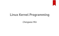 Linux Kernel Programming