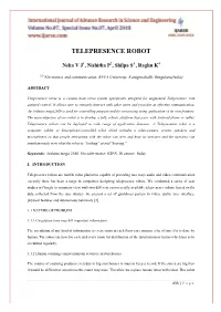Telepresence Robot