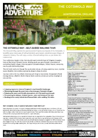 The Cotswold Way