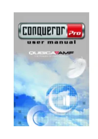 Conqueror User Manual.Pdf