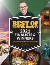 Finalists & Winners