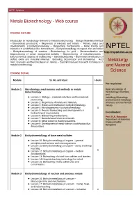 NPTEL Syllabus