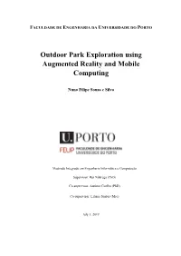 Outdoor Park Exploration Using Augmented Reality and Mobile Computing