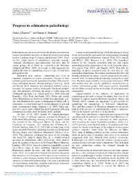 Progress in Echinoderm Paleobiology