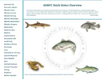 ASMFC Stock Status Overview