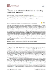 Charcoal As an Alternative Reductant in Ferroalloy Production: a Review