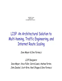 LISP Designers