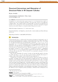 Structural Interactions and Absorption of Structural Rules in BI Sequent Calculus