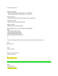 What This Code Does Page/Text Formatting