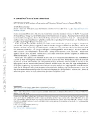 A Decade of Social Bot Detection∗