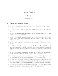 Angle Chasing