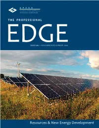 Resources & New Energy Development