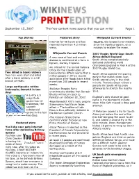 September 15, 2007 the Free-Content News Source That You Can Write! Page 1