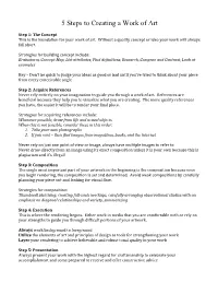 5 Steps to Creating a Work of Art