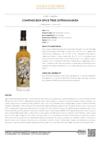 Compass Box Spice Tree Extravaganza
