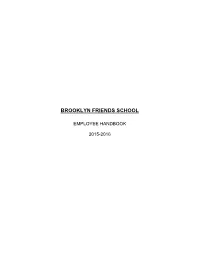 Employee Handbook 2015-2016