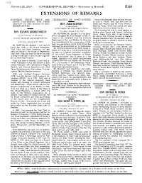 Extensions of Remarks E123 EXTENSIONS of REMARKS
