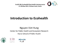 Introduction to Ecohealth