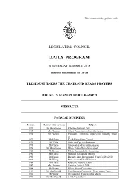 Legislative Council