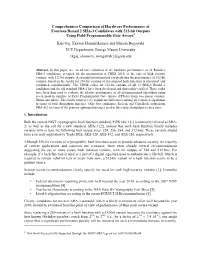 Comprehensive Comparison of Hardware Performance of Fourteen