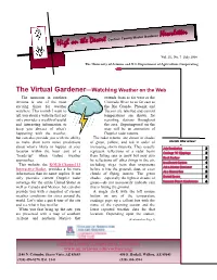 High on the Desert Newsletter