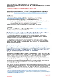 Railfuture Response to National Infrastructure