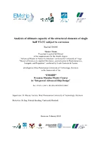 Analysis of Ultimate Capacity of the Structural Elements of Single Hull VLCC Subject to Corrosion