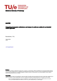 Eindhoven University of Technology MASTER Comparison of Computer