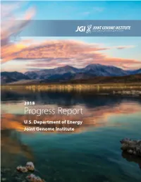 JGI Progress Report 2018