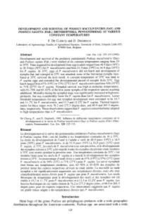 P. DE CLERCQ and D. DEGHEELE Abstract Resume Introduction Stink