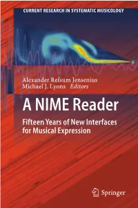 A NIME Reader Fifteen Years of New Interfaces for Musical Expression