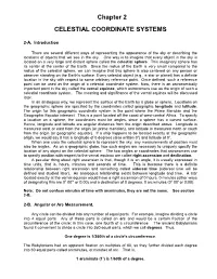 Chapter 2 CELESTIAL COORDINATE SYSTEMS