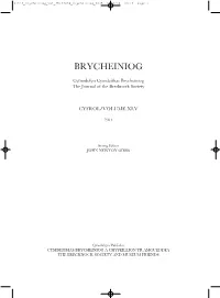 Brycheiniog Vol 45:44036 Brycheiniog 2005 27/4/16 12:13 Page 1