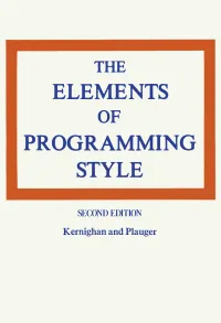 Elements of Programming Style