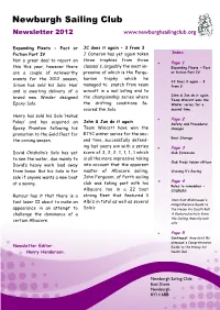 Newsletter 2012