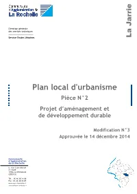 Plan Local D'urbanisme Pièce N°2