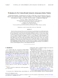 Evaluation of a New Carbon Dioxide System for Autonomous Surface Vehicles