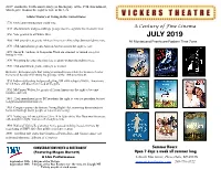 July 2019 Program