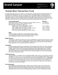 Thunder River Trail and Deer Creek
