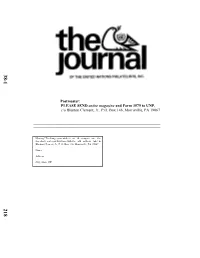 Postmaster: PLEASE SEND Entire Magazine and Form 3579 to UNP, C/O Blanton Clement, Jr., P.O