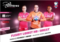 Fleury Loiret Hb / Brest