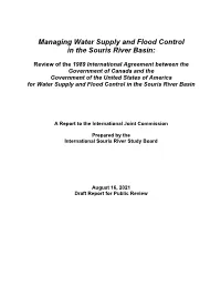 Managing Water Supply and Flood Control in the Souris River Basin