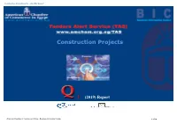 Construction Projects Sector - Q1 2019 Report